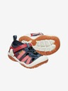 Keen Dunkelblaue Keen Knotch gemusterte Sandalen für Mädchen
