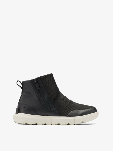 Sorel Schwarze SOREL Explorer Ankle Suede Stiefel für Damen