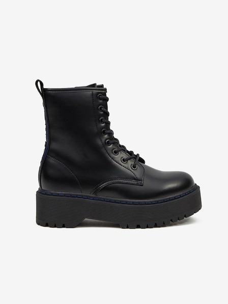 Replay Schwarze Damen Plateau-Stiefeletten Replay