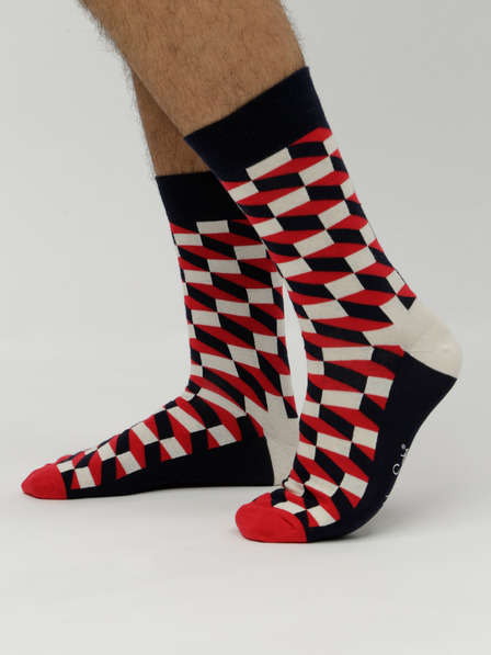 Happy Socks Filled Optic Socken