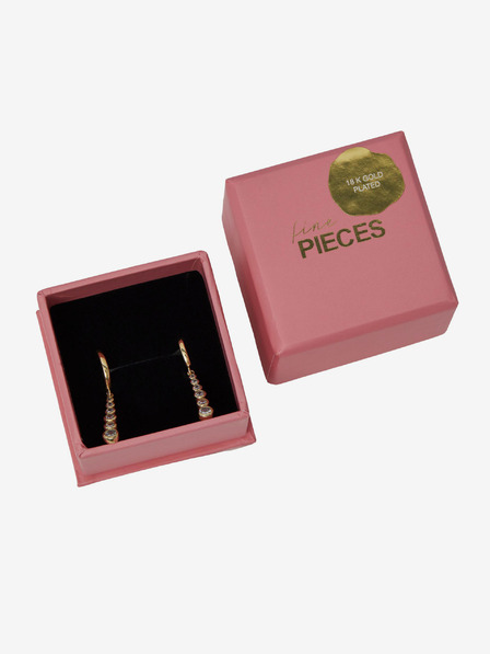 Pieces Goldfarbene Damen-Ohrringe Pieces Minna