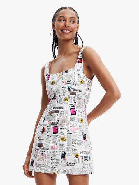 Desigual Breaking News Kleid