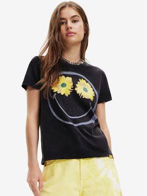 Desigual Margarita Smiley T-Shirt