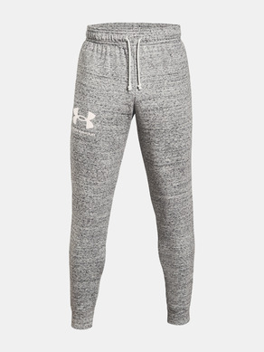 Under Armour RIVAL TERRY JOGGER - bílá Jogginghose