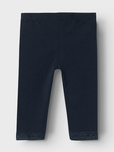 name it Dunkelblaue kurze Leggings mit Spitze für Mädchen Vista