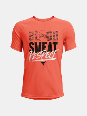 Under Armour UA Project Rock Tech Respect SS Kinder  T‑Shirt