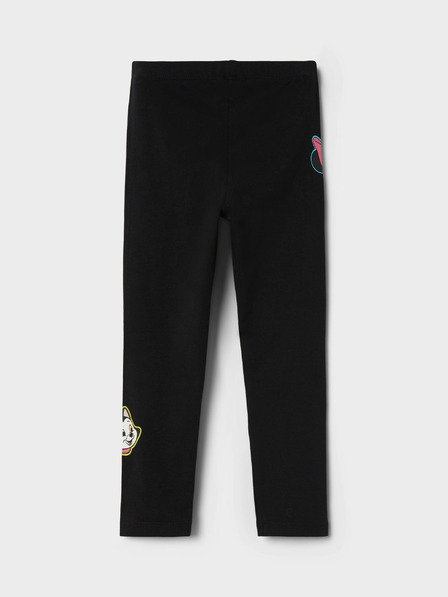 name it Schwarze gemusterte Leggings für Mädchen, Name: Jerassa Minnie