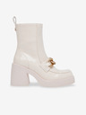 Steve Madden Cremefarbene Glitzer-Stiefeletten Steve Madden Blooms