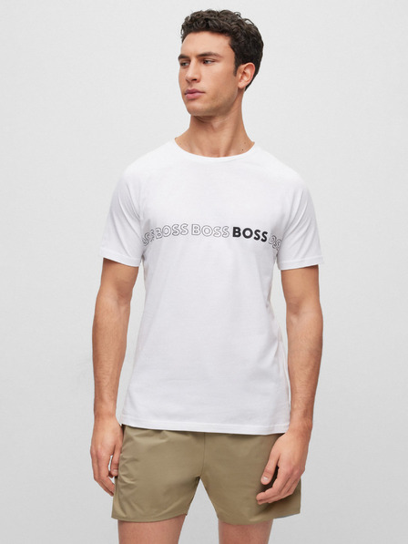 BOSS Weißes Herren-T-Shirt Hugo Boss