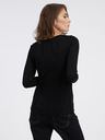 AWARE by VERO MODA Schwarzes gemustertes Damen-Shirt AWARE von VERO MODA Gudrun
