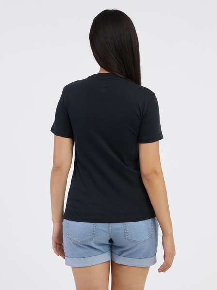 Converse Schwarzes Damen-T-Shirt Converse