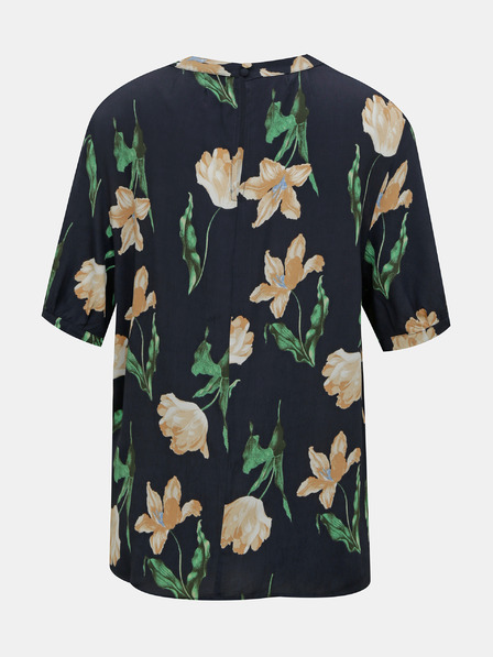 Vero Moda Dunkelblaue geblümte Bluse VERO MODA Betty