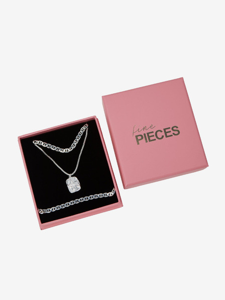 Pieces Silbernes Armband und Halskette für Damen von Pieces Myrsa
