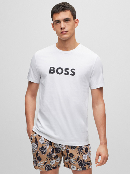 BOSS Weißes Herren-T-Shirt Hugo Boss