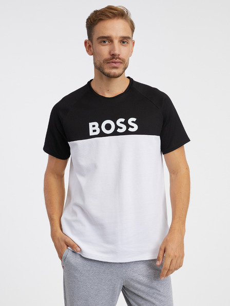 BOSS Schwarz-weißes Herren-T-Shirt von Hugo Boss