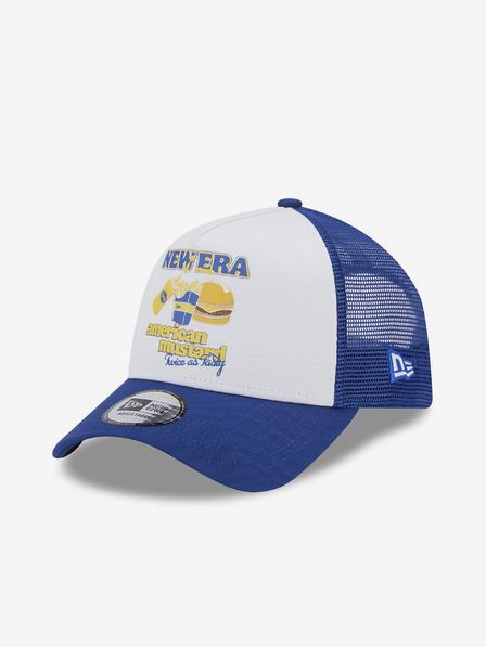 New Era Food Burger Blue A-Frame Trucker Schildmütze