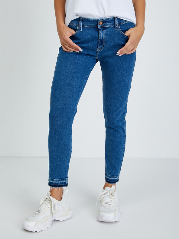 Diesel Diesel Blau Damen Cropped Slim Fit Jeans