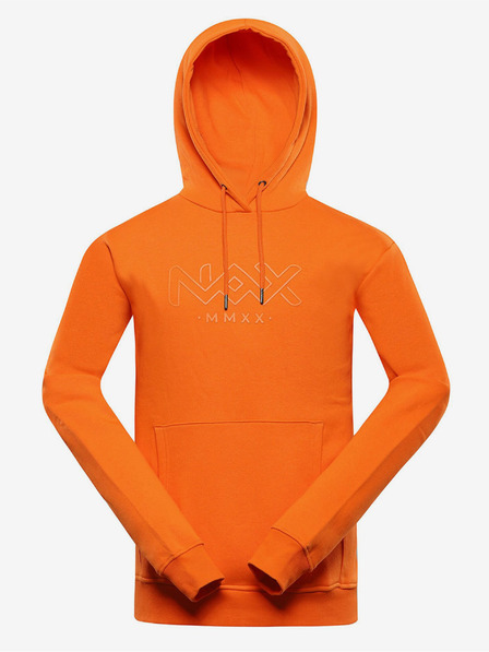 NAX Orangefarbenes Herren-Sweatshirt NAX Azer