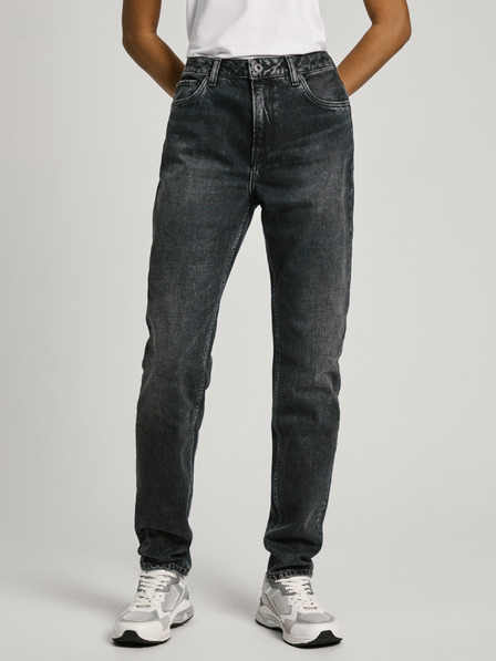 Pepe Jeans Schwarze Straight Fit Jeans für Frauen Pepe Jeans