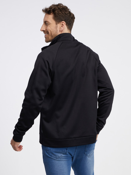 Sam 73 Schwarzes Herren-Sweatshirt mit Reißverschluss SAM 73 Darth