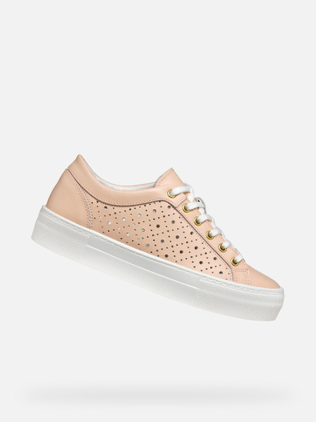 Geox Damen beige Geox Claudin Turnschuhe