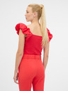 Orsay Rotes Damen-Kurzarm-T-Shirt ORSAY