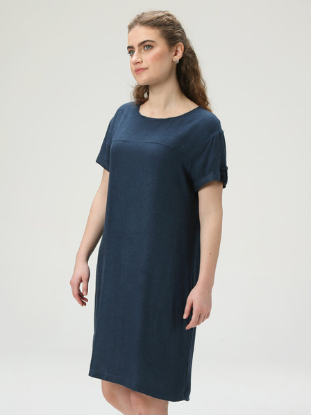 Loap Dunkelblaues Damen-Kleid LOAP Nebraska