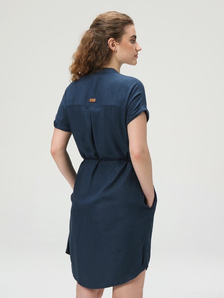 Loap Dunkelblaues Damenkleid LOAP Nella