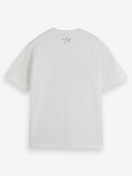 Scotch & Soda Weißes Herren Scotch & Soda x Joe Jonas T-Shirt