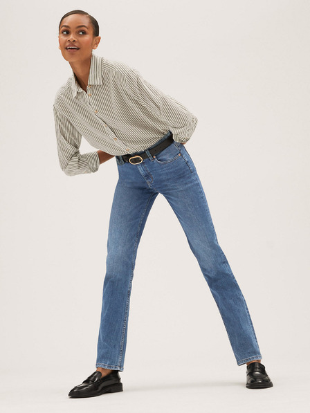 Marks & Spencer Blaue Damenjeans mit gerader Passform Marks & Spencer