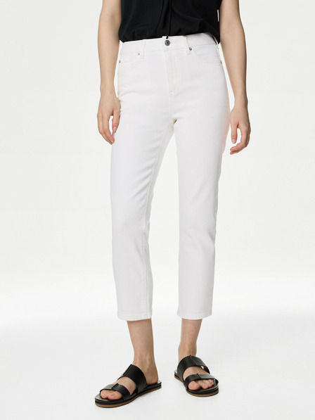 Marks & Spencer Weiße Damen-Cropped-Jeans von Marks & Spencer