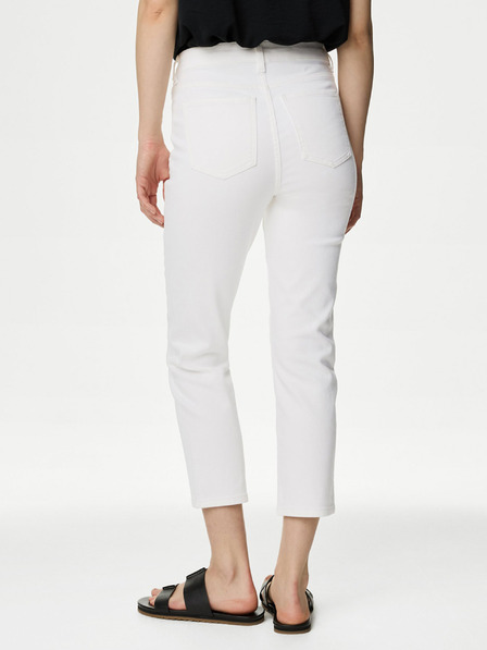 Marks & Spencer Weiße Damen-Cropped-Jeans von Marks & Spencer