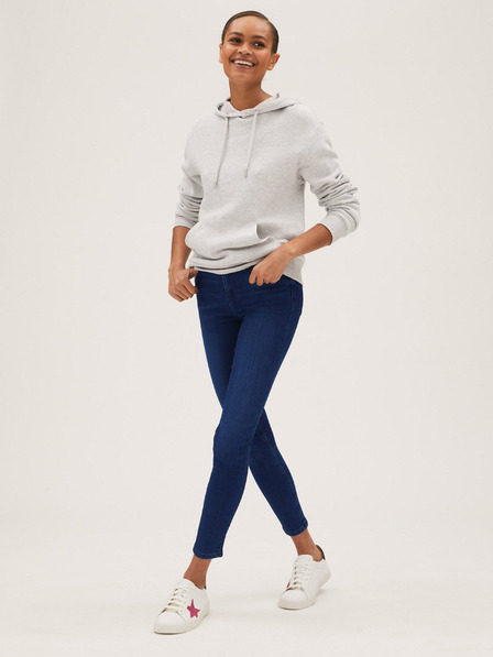 Marks & Spencer Blaue Marks & Spencer Damen-Jeans in Skinny Fit
