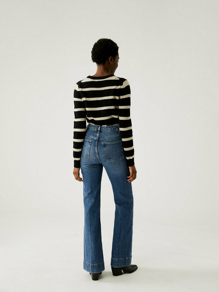 Marks & Spencer Blaue Bootcut-Jeans mit hoher Taille für Damen Marks & Spencer